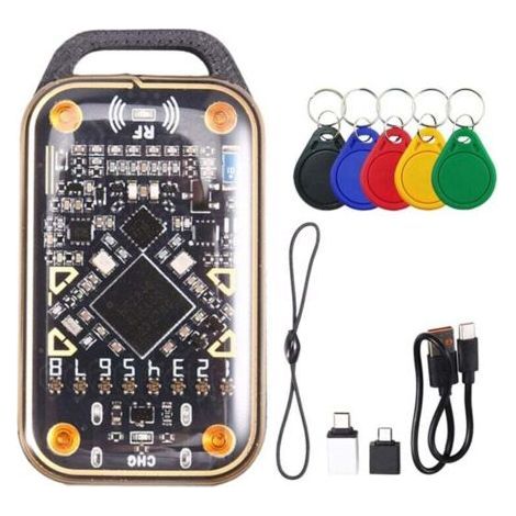 Chameleon Ultra Upgrade Émulateur de Carte à Puce RFID Lecteur Intelligente + Porte-Clés 5XUID 125K 13,56M Décodeur Duplicateur NFC (1/4)