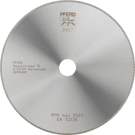 PFERD TOOLS Diamant-Trennscheibe D1A1R 178x2,0x22,23 mm D427 (grob) durchgängiger Belag für GFK/CFK (1/3)