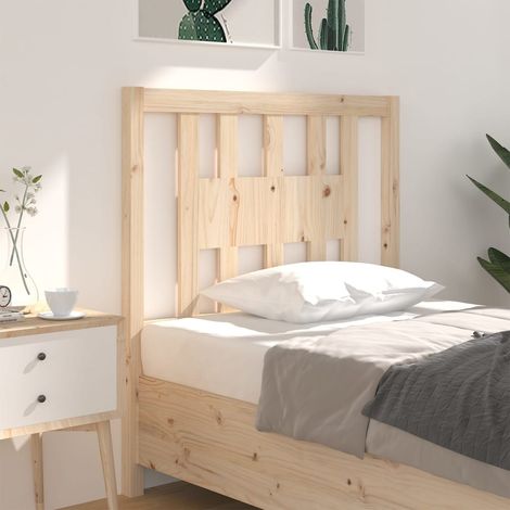 Headboard  Natural Wood  Solid Pine Wood  Standard  Durable vidaXL (1/5)