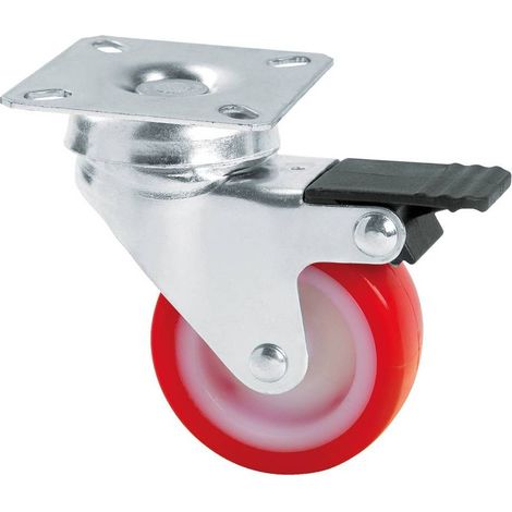 RUEDA DE MUEBLE ART. 235BIS AVO CON FRENO 50 mm - carga 20