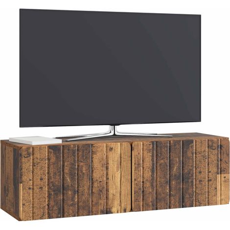 Maison Exclusive - Wandmontierter TV-Schrank Altholz 98 x 31 x 30
