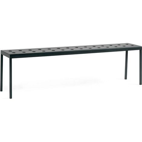 [GEBRAUCHT] B-Ware Hay Balcony Bank Sitzbank Dekobank Metall Außen Gartenbank L 165,5 Cm Anthrazit