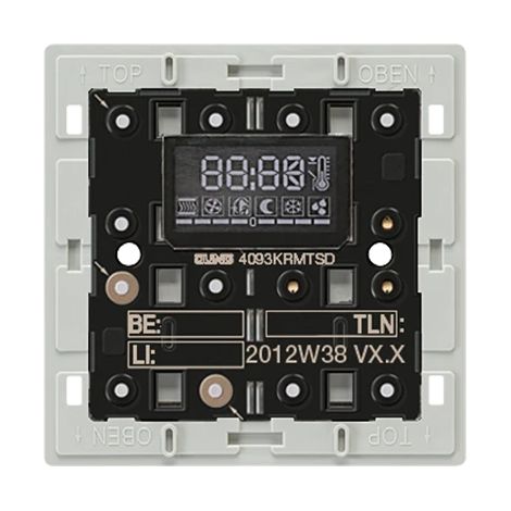 Jung Módulo compacto de controlador de ambiente KNX, 3 vías, F40 4093 KRM TS D