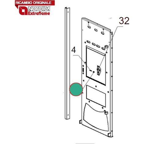 LA NORDICA - 1621401 - Bussola per maniglia