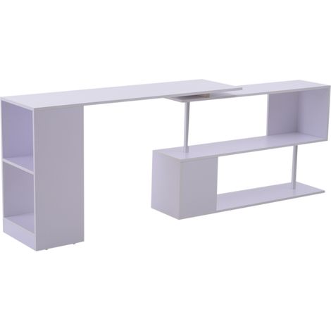 Table Informatique pivotante L Blanc (1/5)