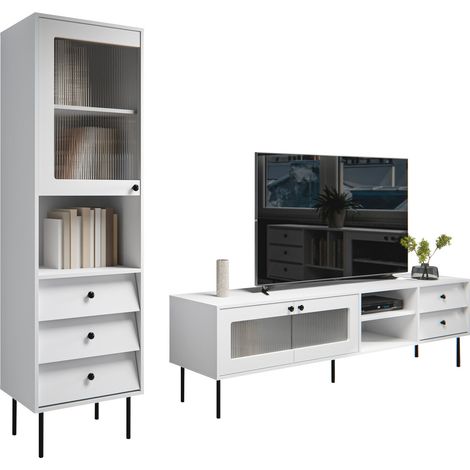 Conjunto de salón Feletri 109, Blanco