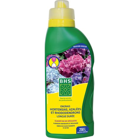BHS EHRA1 - Engrais Hortensia 1L - Équilibre à dominance potassique - Floraison abondante et prolongée (1/2)