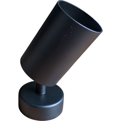 Faro Lampada Led Da Soffitto Parete GU10 Orientabile Colore Nero