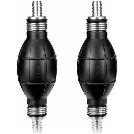 2 Pièces 10mm Poire D'Amorcage Carburant Pompe à Main Transfert Liquide l'eau Pompe à Tuyau de Siphon Essence Gaz Aquarium Pompe Aspiration (1/5)