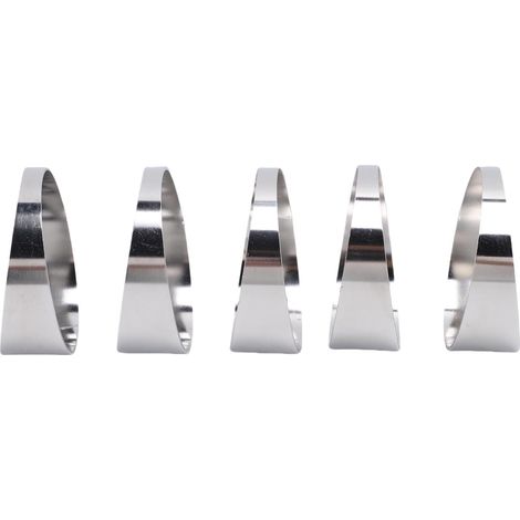 Set di 5 taglia-torte in acciaio inox 304, raggio regolabile, sbavatura, senza saldature, per la modifica di sistemi di scarico automobilistici, 7,6 cm (3 pollici). (1/5)