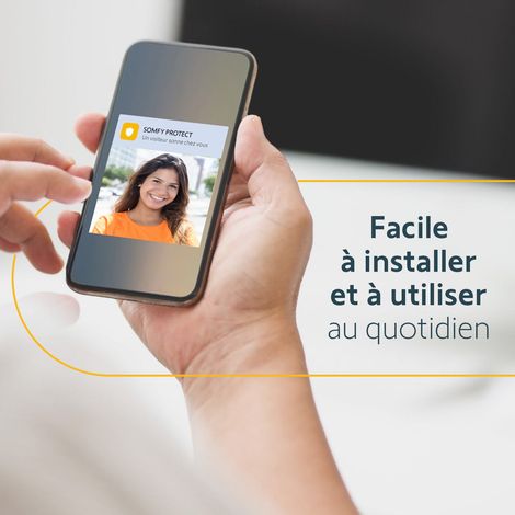 SOMFY 1871265 - Visiophone V500 Connect, Interphone connecté - Ecran tactile 7" — vue 4