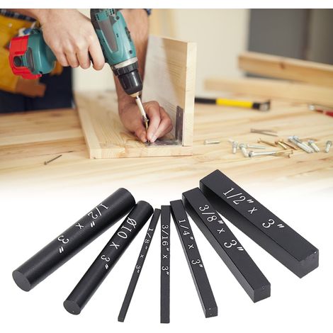 7-teiliges Holzbearbeitungs-Messlehren-Set (schwarz) (1/5)