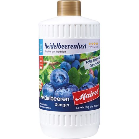 Flüssigdünger mairol heidelbeerenlust 1 Liter für 500 Liter (1/2)
