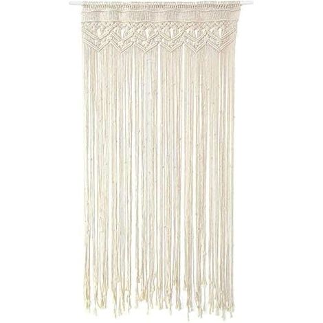 Rideau de Porte en Fil de Coton tissé à la Main pour fête de Mariage (1/5)