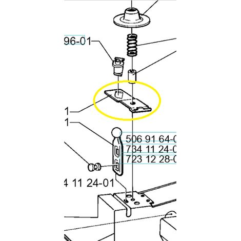 Support cavalier FR13 Husqvarna 506909501