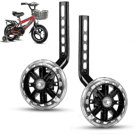 Roues stabilisatrices pour vélos d'enfants (tailles 12, 14, 16, 18 et 20 pouces). (1/4)