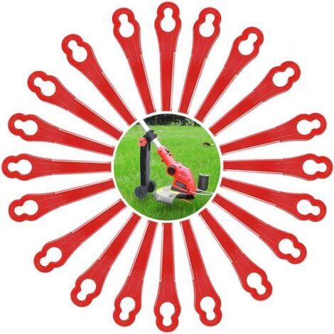 Florabest Ersatzklingen – 100er-Packung – 83 mm lang – zum Unkrautjäten – Rot (1/5)
