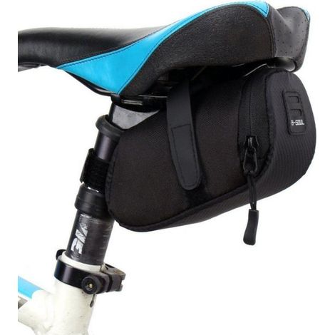 Borsa da sella per bicicletta, borsa da sella multifunzionale per bicicletta, borsa da sella per mountain bike e bici da strada, set di borse da sella per bicicletta, per mountain bike e (1/5)