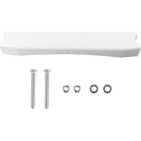 Accessoire de remplacement de pédale d'échelle en plastique blanc antidérapant pour piscine Hot Spring Spa (1/5)