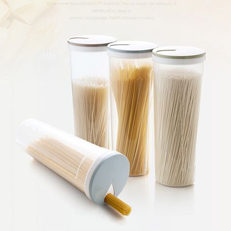 Boîte de Rangement Transparente Multifonction pour Nouilles et Aliments de Cuisine (1/5)