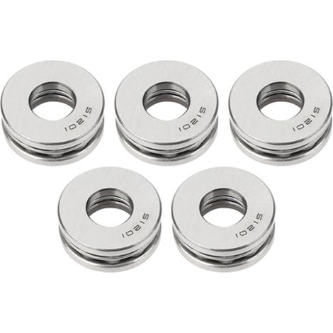 Axiallager Typ B, 5 Stück, niedrige und hohe Belastbarkeit, für industrielle Installation und Wartung.
