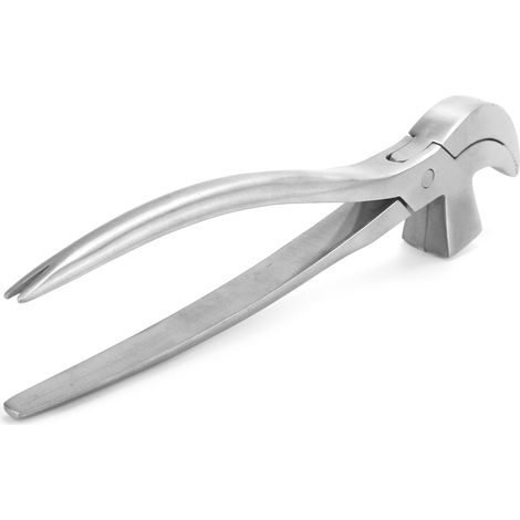 Pince durable pour le travail du cuir, outil de maroquinerie, pinces pour cordonniers et selliers, argent (1/5)