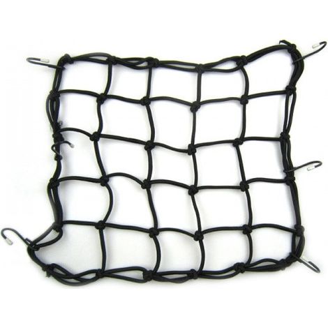 Filet à bagages Roxar pour moto, scooter, noir (1/5)