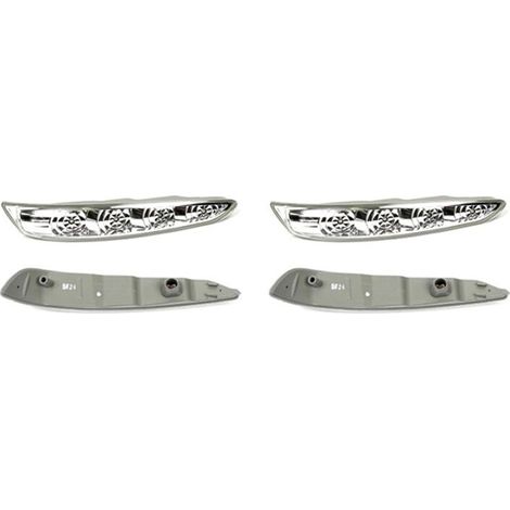 Cuatro intermitentes LED exteriores (izquierdo/derecho) para SONATA I45 2009-2014, números de pieza: 87613-3S000 y 87623-3S000