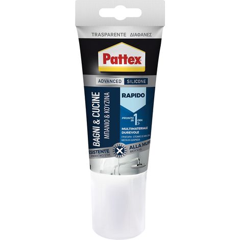 PATTEX HEAVY RANGE BAGNI&CUCINE RAPIDO TRASPARENTE 150ML