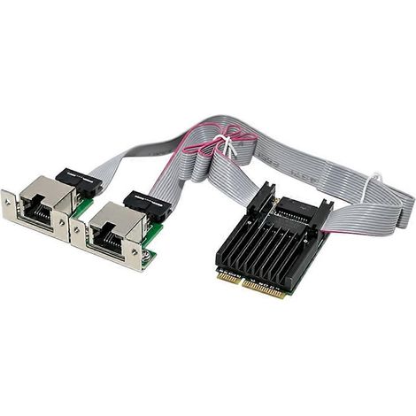 Gigabit-Netzwerkkarte mit zwei RJ45-Anschlüssen für Server, Gigabit-NIC-Adapter (siehe Abbildung) (1/5)