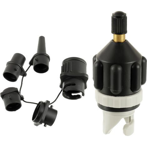 Adaptateur de Pompe Sup, Adaptateur Pompe Kayak Embout, Adaptateur de Valve pour Sup Paddle Gonflable Bateau Pneumatique Kayak (1/5)