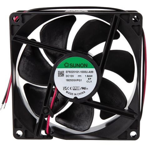 Sunon Lüfter 12V DC Nadelrollenlager 92 x 92 x 25 mm (1/3)