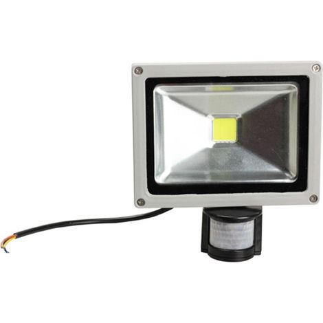 TrAdE Shop Traesio - Faro Da 20w Con Sensore Di Movimento Faretto A Led Luce Bianca 220v - (1/5)