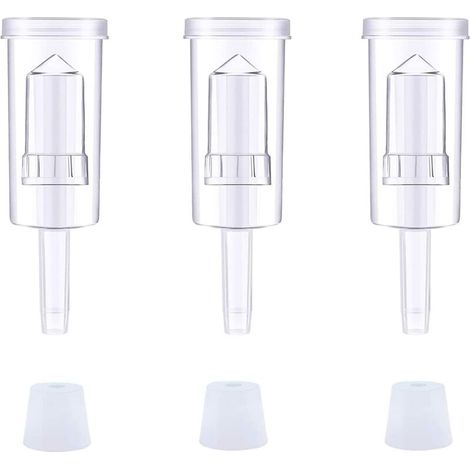 Barboteur Fermentation, 3PCS Airlock Fermentation, Bonde de Fermentation avec 3 Bouchon, Sas pour la Fermentation, Fermentation Tubes pour Fermentation de Brassage et vin (1/4)