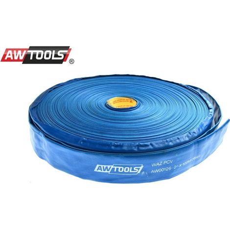 TUBO PER L'ACQUA AWTOOLS 2" x 100m PVC BLU (1/3)
