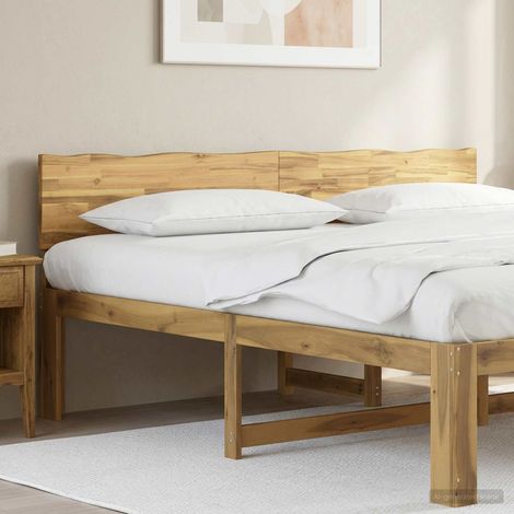 vidaXL Cabecero con borde natural ROSTOCK Blanco 180 cm (1/5)