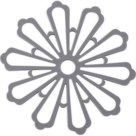 Sous-verre isolant antidérapant en forme de pétale creux pour bols et plats chauds (1/5)