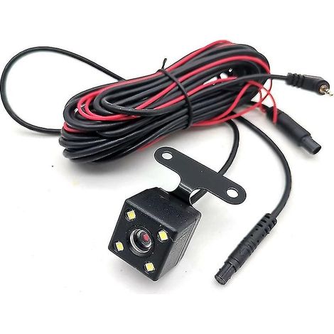 Caméra de recul 5 broches pour voiture, grand angle 170°, étanche, vision nocturne, enregistrement vidéo. 1 pièce. (1/5)