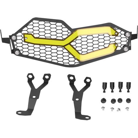 Grille de phare avant moto, protection maille acier pour F750GS / F850GS 2018‑2019, pare-chocs anti-projections, accessoire résistant. (1/5)