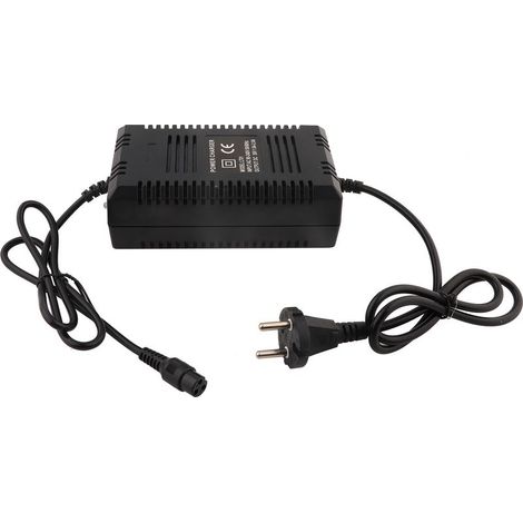 Chargeur de batterie 36 V pour trottinette électrique et vélo, connecteur mâle 3 broches (1/5)
