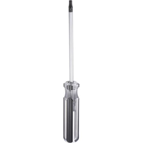 Tournevis Magnétique Torx Tige 5x100mm T20H Acier Noir (1/5)