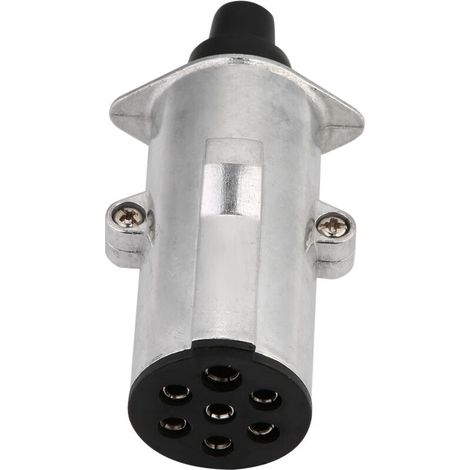 Jeffergarden Adaptateur de remorque de type Plug N, prise en plastique, feux latéraux argentés Plug-and-Play pour clignotants