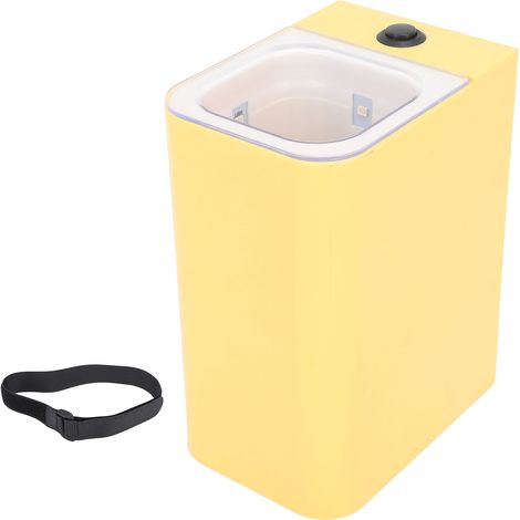 Lampe à appâts LED UV portable étanche ABS, lumière de remplissage pour pêche nocturne, outil de pêche en extérieur, jaune. (1/5)