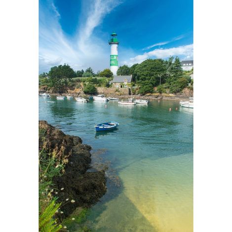 Tableau sur verre synthétique phare de Doela aval 65x97 cm - Impression sur Verre synthétique - Image HD imprimée sur Verre synthétique - Tableau mural décoratif - Fabriqué en France (1/5)