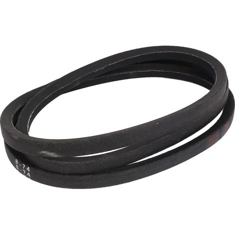 B74 11mm Baumarkt Breit 74-inch x 0.67-inch Gummi V-form Elektro- & Handwerkzeuge Keilriemen Noir (1/4)