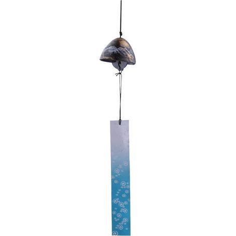 Carillon de vent japonais Furin Nambu Fonte Iwachu Bells Garden Decor Bronze (1/5)