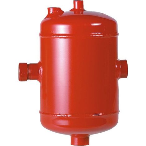 Thermador – Pot de décantation pour installation domestique – Acier – 4 L – Séparateur d'air pour plancher chauffant – Filetage plomberie
