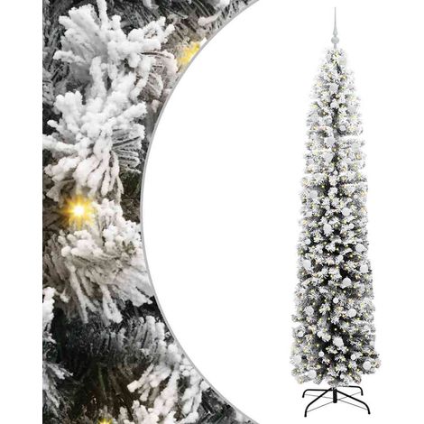 Árbol de Navidad artificial Verde 240 cm PVC, Acero y Plástico vidaXL