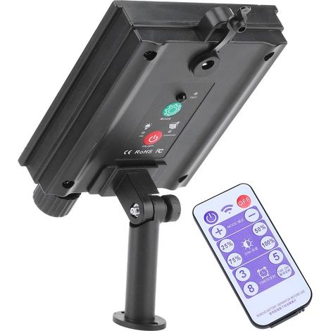 Solar-Lichterketten-Controller, Solarbatterie-betriebene Lampe, automatische Fernbedienungsbox, wasserdichtes, einstellbares Helligkeits-Treiberpanel, für LEDs im Außenbereich (24V Ausgang) (1/5)