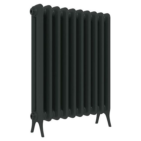 Radiateur fonte noir sur pieds - Hauteur 920mm - Longueur 442mm - 805 watt - 5 éléments - PLA920/442FB3
